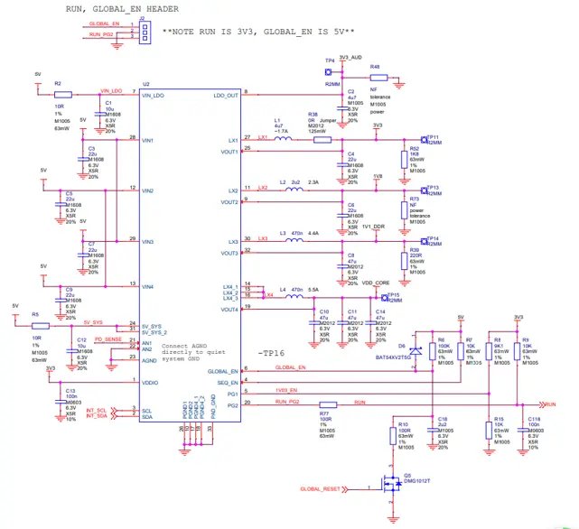 Raspberry Pi development board schematic